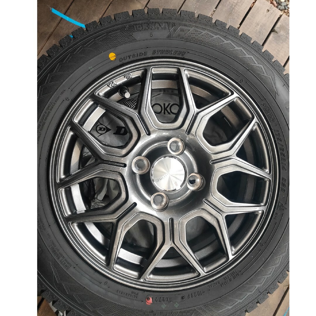 175/65R14インチ グッドイヤー  スタッドレスタイヤ ホイル 4本セット自動車/バイク