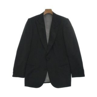 ブリオーニ(Brioni)のBrioni ブリオーニ テーラードジャケット 50(XL位) 黒 【古着】【中古】(テーラードジャケット)