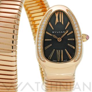 ブルガリ(BVLGARI)の中古 ブルガリ BVLGARI SPP35G ブラック レディース 腕時計(腕時計)