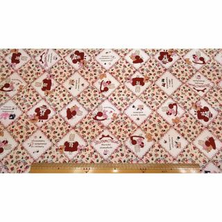 マロンクリーム,生地幅110cm×長さ100cm、Ｇ8961-1Ｂアカ(生地/糸)