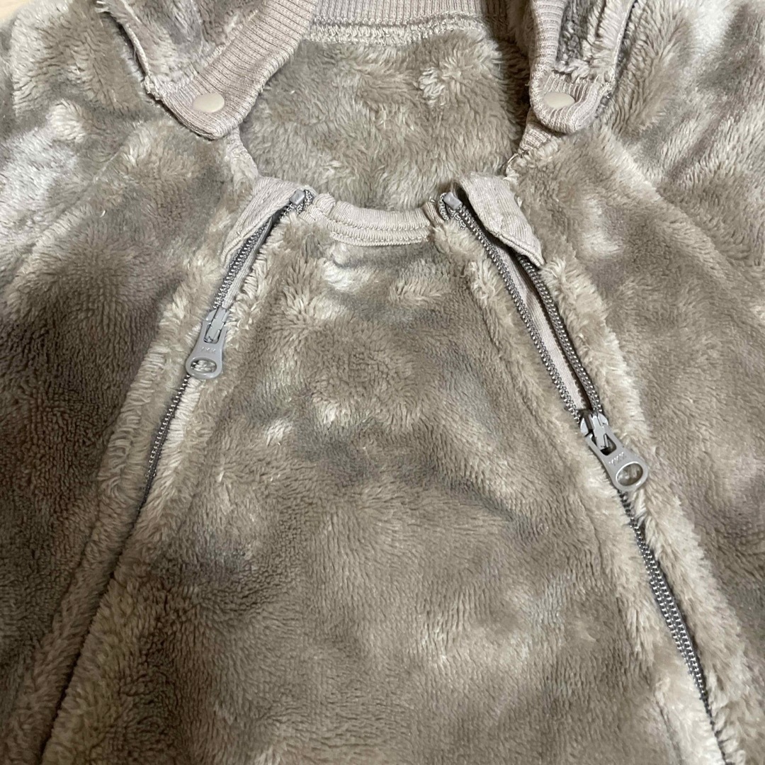 MUJI (無印良品)(ムジルシリョウヒン)のオールインワンカバーオール　無印良品　着る毛布 キッズ/ベビー/マタニティのベビー服(~85cm)(カバーオール)の商品写真