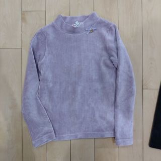 エニィファム(anyFAM)の美品 anyfam  120 2枚 黒（黒に近いグレー）.ラベンダー(Tシャツ/カットソー)