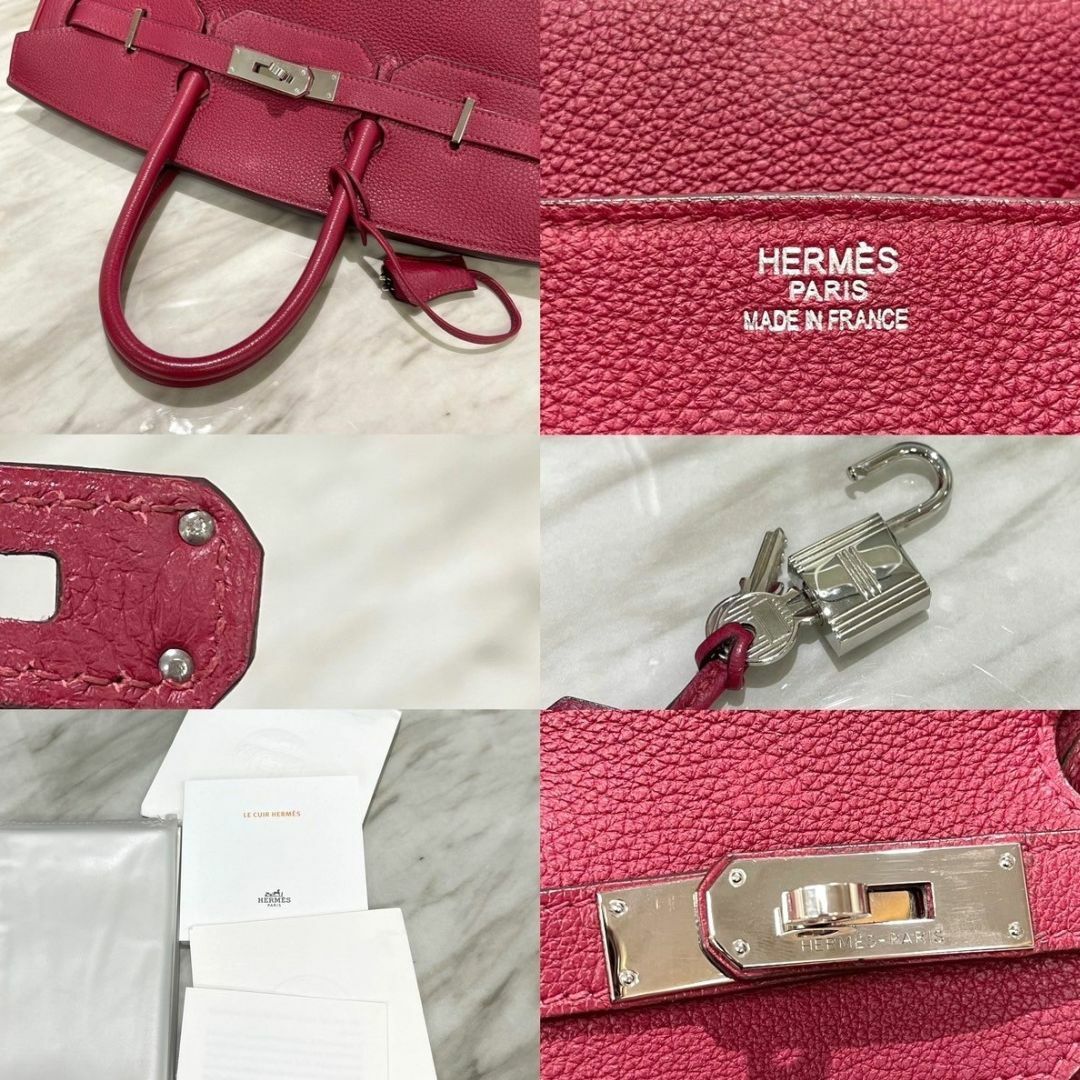 Hermes(エルメス)の美品☆　エルメス　バーキン35　トゴ　ルビー　シルバー金具　ハンドバッグ レディースのバッグ(ハンドバッグ)の商品写真