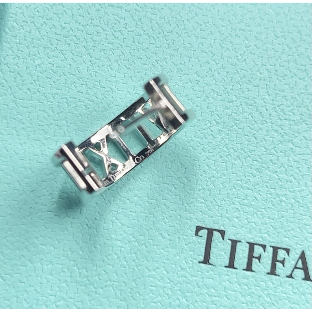 Tiffany & Co.(ティファニー)のTIFFANY&Co.ティファニーアトラスフープピアスホワイトゴールド レディースのアクセサリー(ピアス)の商品写真