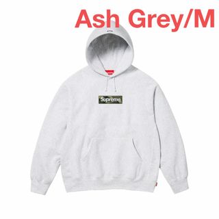 シュプリーム(Supreme)のBox Logo Hooded Sweatshirt/Ash Grey/M(パーカー)