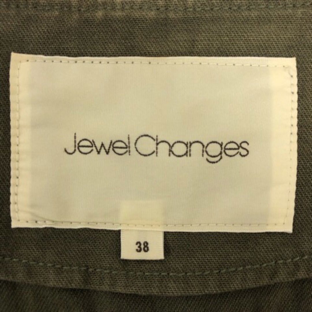 Jewel Changes(ジュエルチェンジズ)のジュエルチェンジズ ノーカラージャケット 長袖 38 緑 ※MZ レディース レディースのレディース その他(その他)の商品写真