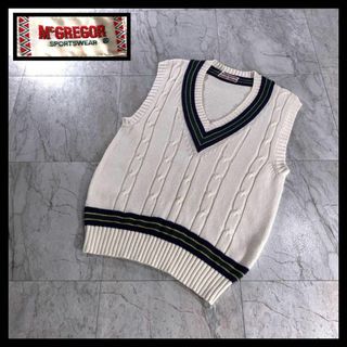 McGREGOR - 80s 90s マックレガー ケーブル編み チルデン コットン
