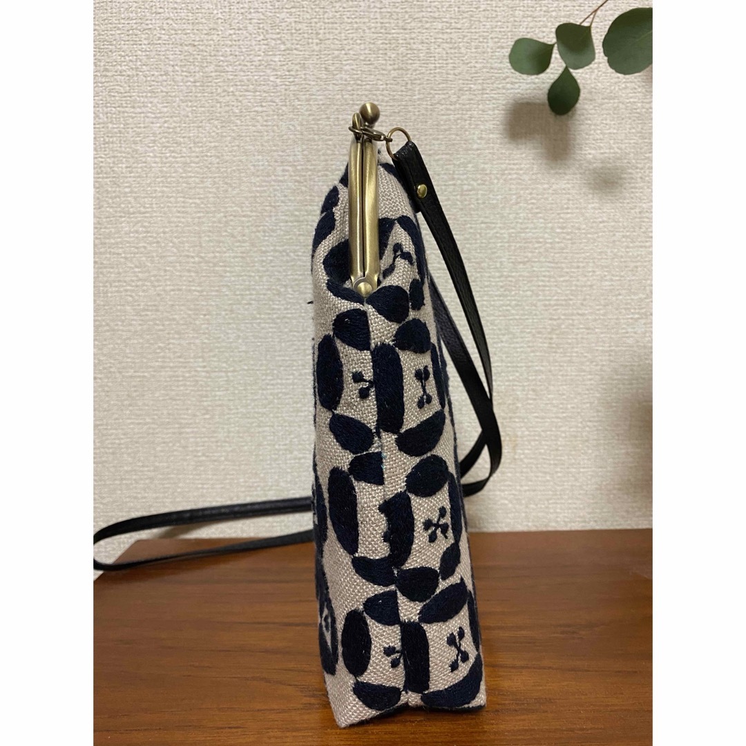 ミナペルホネンバッグ がま口 ハンドメイド ミナペルホネンバッグ がま口 ハンドメイド