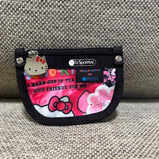 レスポートサック(LeSportsac)のレスポートサック  ハローキティ キーコインポーチ パス 小銭入れ(コインケース/小銭入れ)