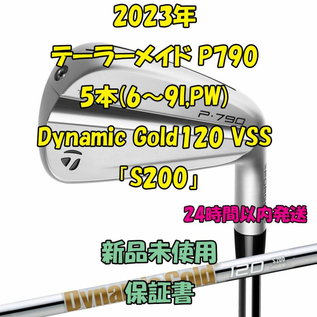 キャビティテーラーメイド P790 5本 ダイナミックゴールド120 VSS 2023年