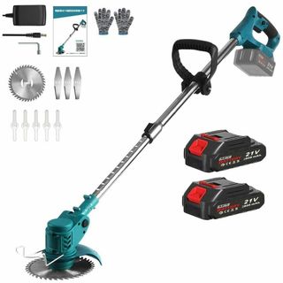 【女性 高齢者も使える軽量】草刈り機 充電式 電動草苅機 コードレス バッテリー(工具/メンテナンス)