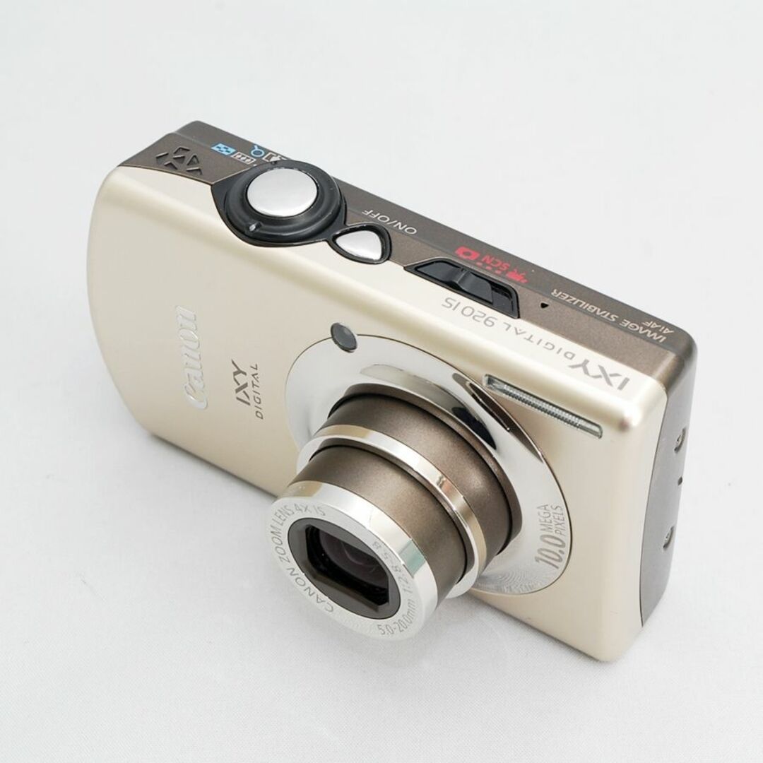 キヤノン Canon IXY DIGITAL 920IS ゴールド 1000万画素 光学4倍 キヤノン Canon IXY DIGITAL 920IS ゴールド 1000万画素 光学4倍