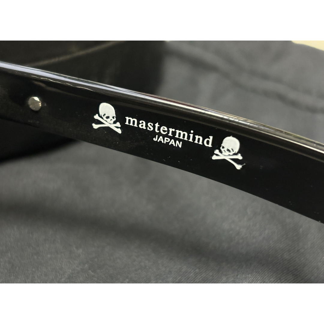 mastermind JAPAN(マスターマインドジャパン)のコラボ/マスターマインド/サングラス/スカル/限定/日本製/ケース付/黒/鯖江 メンズのファッション小物(サングラス/メガネ)の商品写真