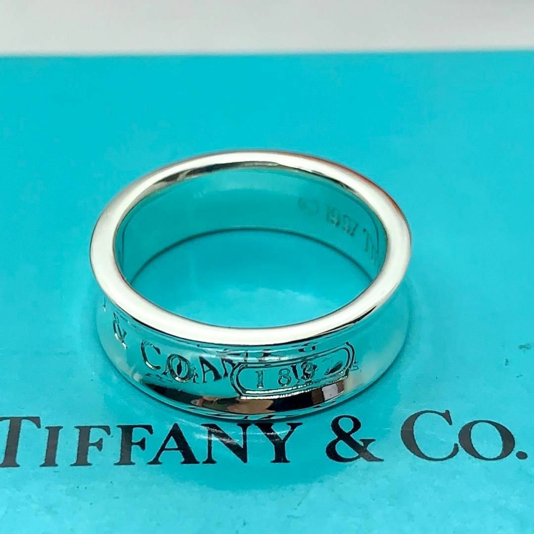 美品】TIFFANY & Co. リング ナロー 6号 ミディアム 1837 - アクセサリー