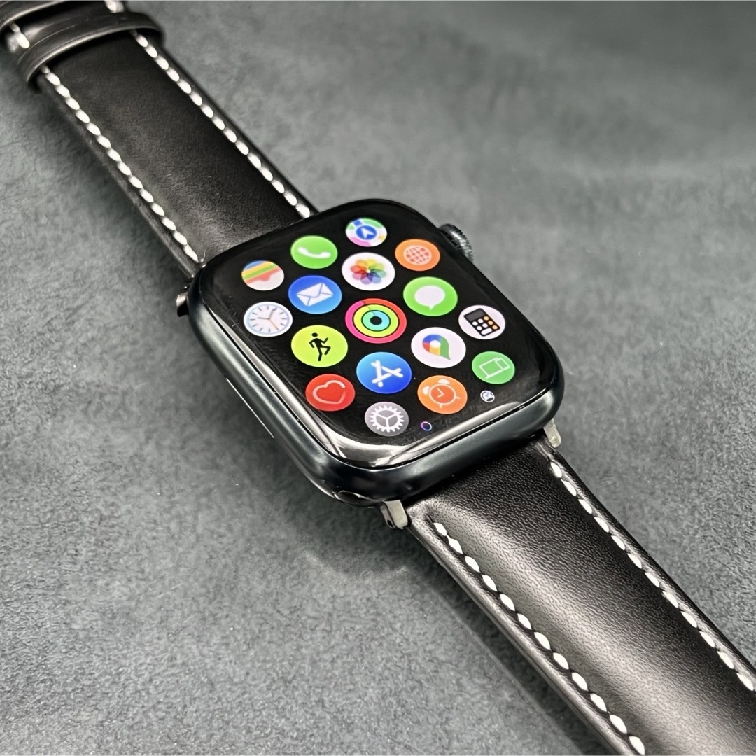 Apple Watch - アップルウォッチ 本革レザーベルトの通販 by