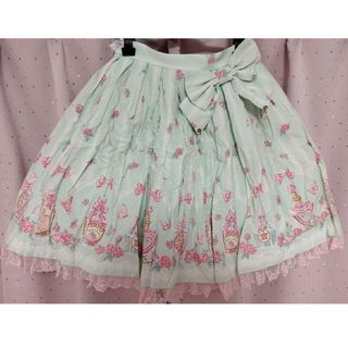 アンジェリックプリティー(Angelic Pretty)のローズトワレSKセット(ひざ丈スカート)