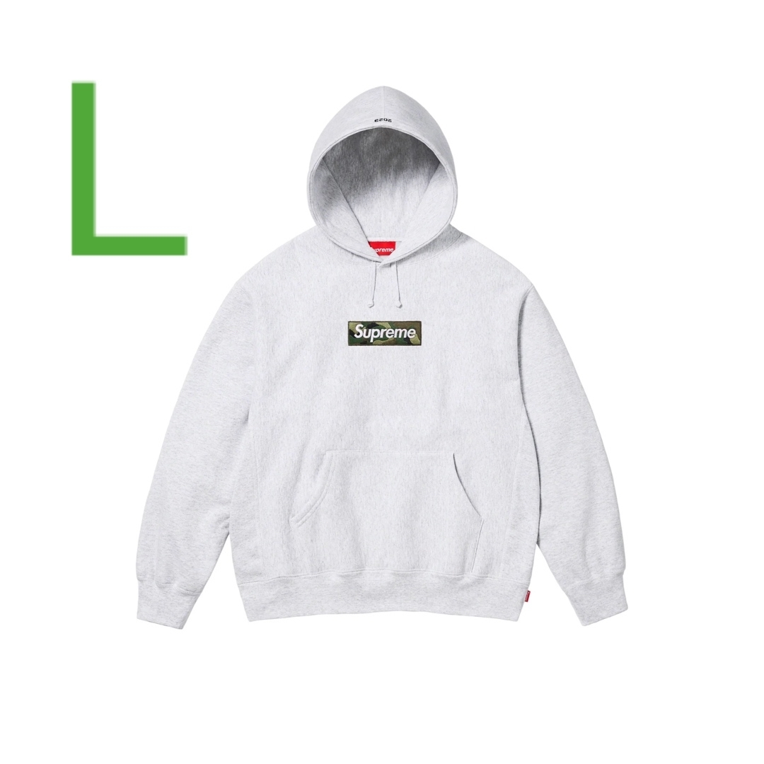 Supreme(シュプリーム)のSupreme Box Logo Hooded Sweatshirt グレー L メンズのトップス(パーカー)の商品写真