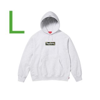 シュプリーム(Supreme)のSupreme Box Logo Hooded Sweatshirt グレー L(パーカー)