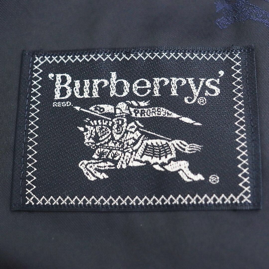 BURBERRY(バーバリー)の極美品●Burberrys バーバリー ヴィンテージ 金ロゴボタン 紺ブレザー/テーラードジャケット ダークネイビー 96-86-170(M相当) メンズ メンズのジャケット/アウター(テーラードジャケット)の商品写真