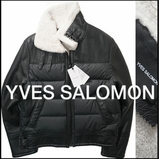Yves Salomon - 新品 YVES SALOMON イヴサロモン ムートンレザーダウンジャケット