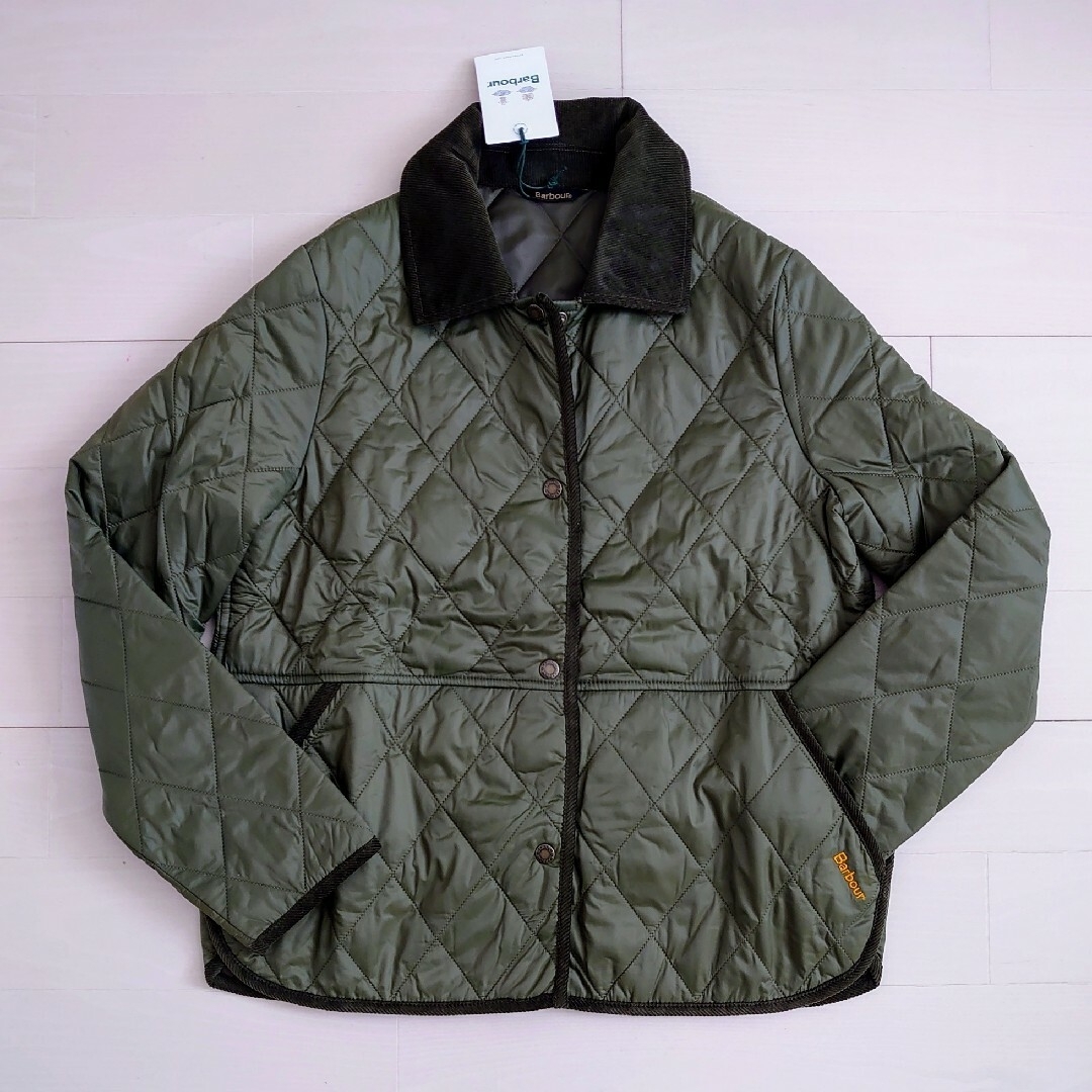 新品★Barbour バブアー キルティング ジャケット レディース 10 Mカラー