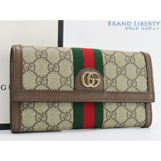 グッチ(Gucci)のほぼ新品グッチオフィディアGGスプリームシェリーラインコンチネンタルウ(財布)