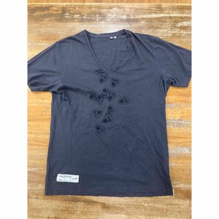 ユニクロ(UNIQLO)のフェンダー　fender Tシャツ　グレー　UT ユニクロ(Tシャツ/カットソー(半袖/袖なし))