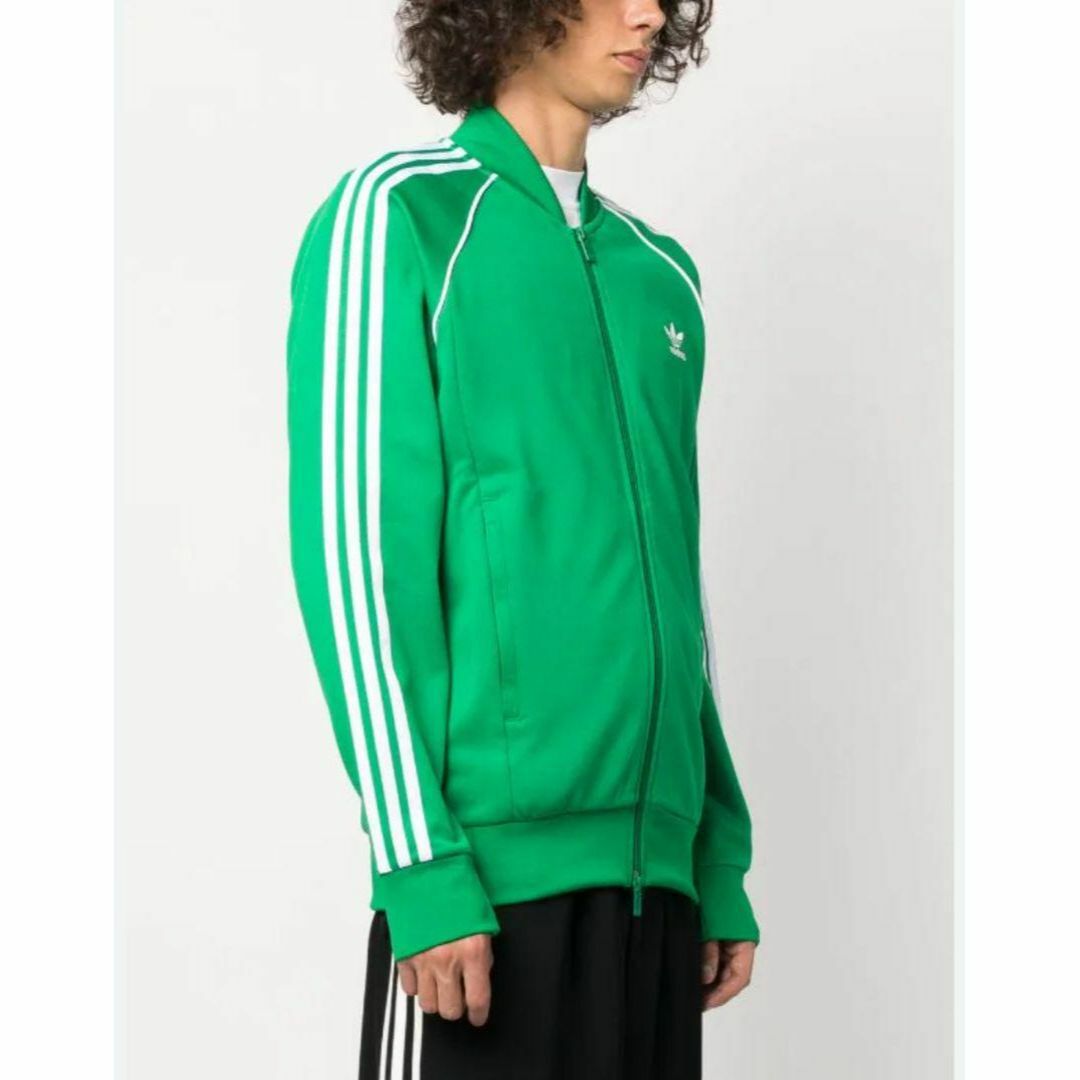 Originals（adidas）(オリジナルス)のadidas 緑 スーパースター トラックトップ SST ジャージ 男性M メンズのトップス(ジャージ)の商品写真