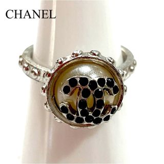 シャネル(CHANEL)の☆CHANEL☆パール☆リング☆ブラックストーン☆227(リング(指輪))