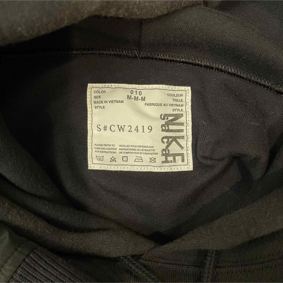 sacai(サカイ)のM SACAI × NIKE サカイ ナイキ スウェット パーカー BLACK メンズのトップス(パーカー)の商品写真