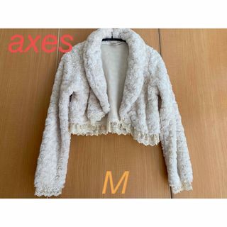 アクシーズファム(axes femme)のファーコート　ボレロ　M  結婚式　アクシーズファム(ボレロ)