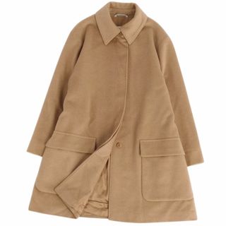 マックスマーラ(Max Mara)の美品 マックスマーラ Max Mara コート 白タグ キャメル100％ ステンカラーコート バルマカーンコート アウター レディース JI40 USA6 FB38(M相当) ブラウン(その他)