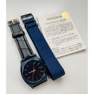 ニクソン(NIXON)の【電池・ベルト新品の美品】NIXONのTIME TELLER ダークブルー！(腕時計(アナログ))