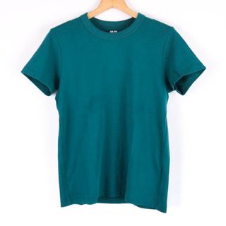 ユニクロ Tシャツ(レディース/半袖)（グリーン・カーキ/緑色系）の通販