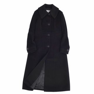 マックスマーラ(Max Mara)の美品 マックスマーラ Max Mara コート 白タグ ステンカラーコート バルマカーンコート ウール カシミヤ アウター レディース JI40 USA6 FB38(M相当) ブラック(その他)