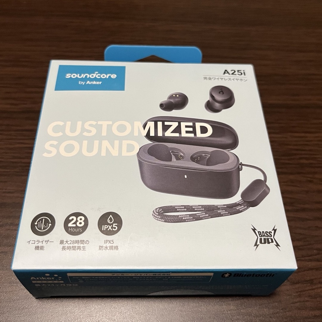 Anker(アンカー)のsoundcore イヤホン A25I BLACK スマホ/家電/カメラのオーディオ機器(ヘッドフォン/イヤフォン)の商品写真