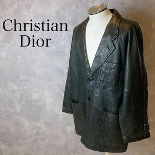 クリスチャンディオール(Christian Dior)のChristian Dior クリスチャンディオール　 レザージャケット(レザージャケット)