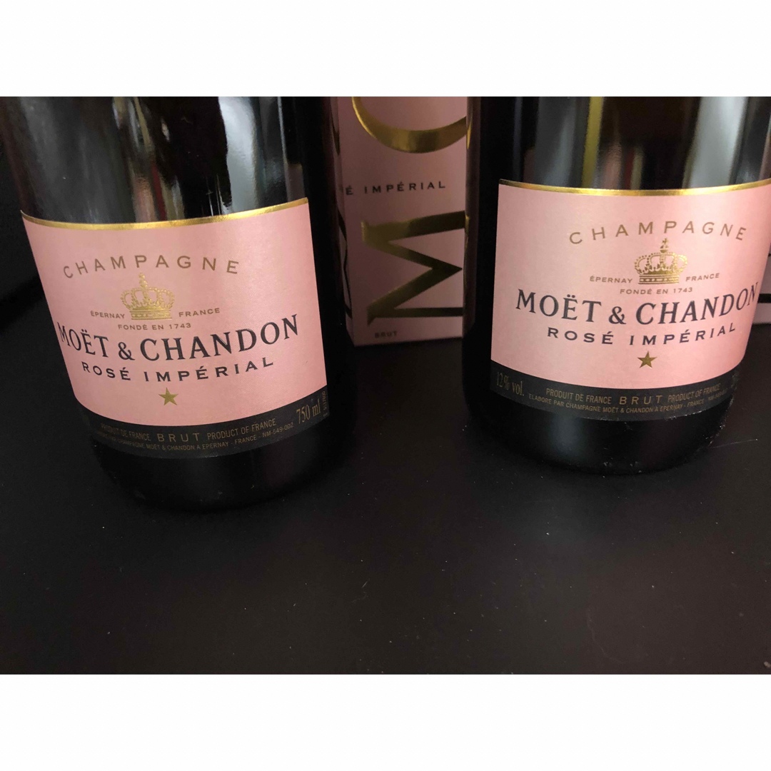 MOËT & CHANDON(モエエシャンドン)のH54 モエ エ シャンドン ロゼ アンぺリアル 750ml シャンパン 4本 食品/飲料/酒の酒(シャンパン/スパークリングワイン)の商品写真