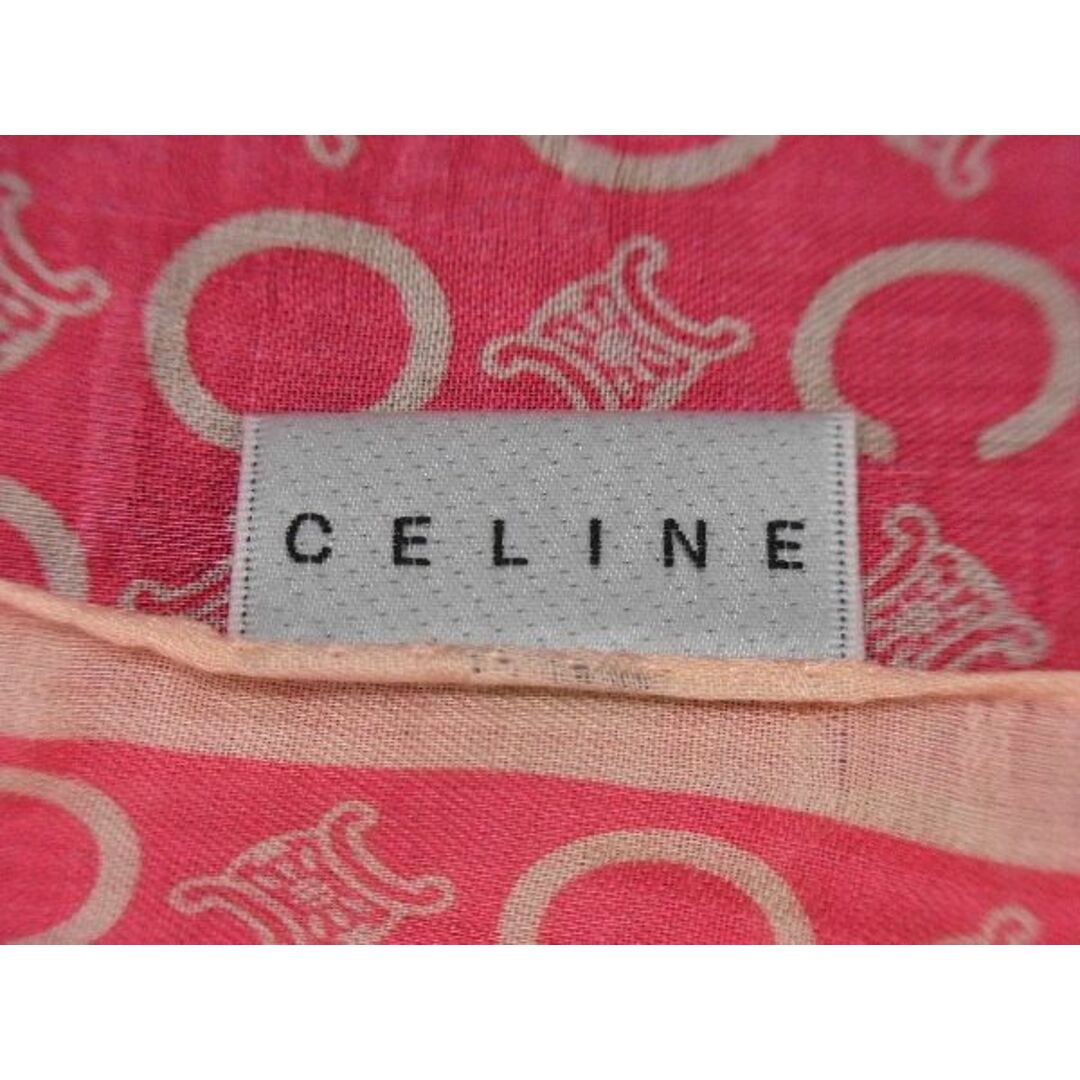 celine(セリーヌ)の■美品■ CELINE セリーヌ cマカダム コットン100％ スカーフ ハンカチーフ バンダナ レディース ピンク系 DD6314 メンズのメンズ その他(その他)の商品写真