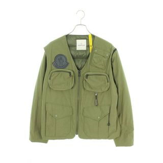 モンクレール(MONCLER)のモンクレールジーニアス ×ファレルウィリアムス  23AW  1A00002M3405 コンバーチブルMAPLEショートダウンジャケット メンズ 3(ダウンジャケット)