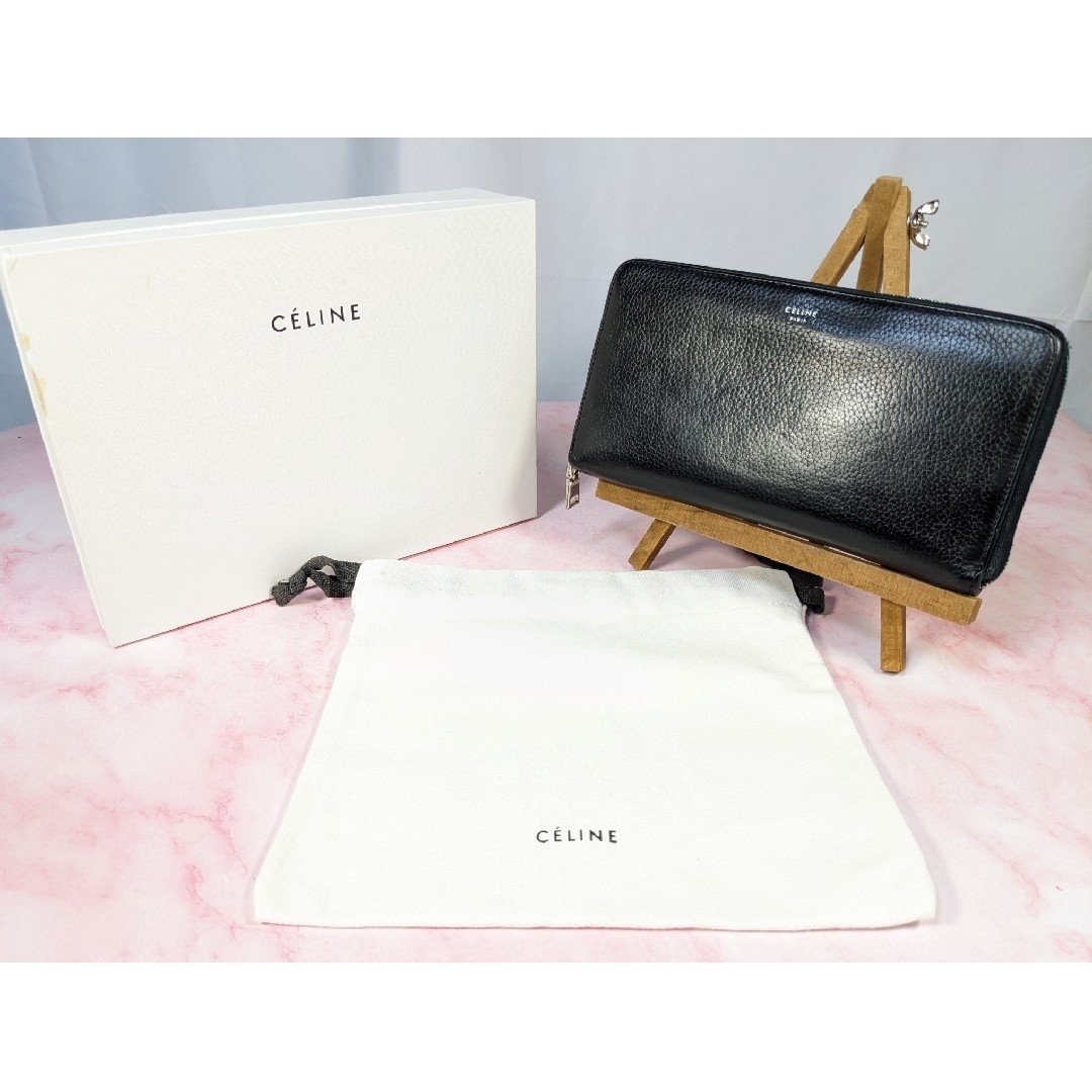 celine(セリーヌ)のセリーヌ　長財布　ブラック レディースのファッション小物(財布)の商品写真