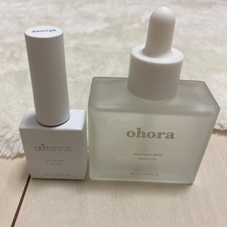 オホーラ(ohora)のohora 除光液とトップコート　セルフネイル(ネイル用品)