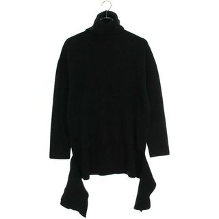 バレンシアガ(Balenciaga)のバレンシアガ  446512 T1371 裾カッティングリブタートルネックニット レディース 34(ニット/セーター)