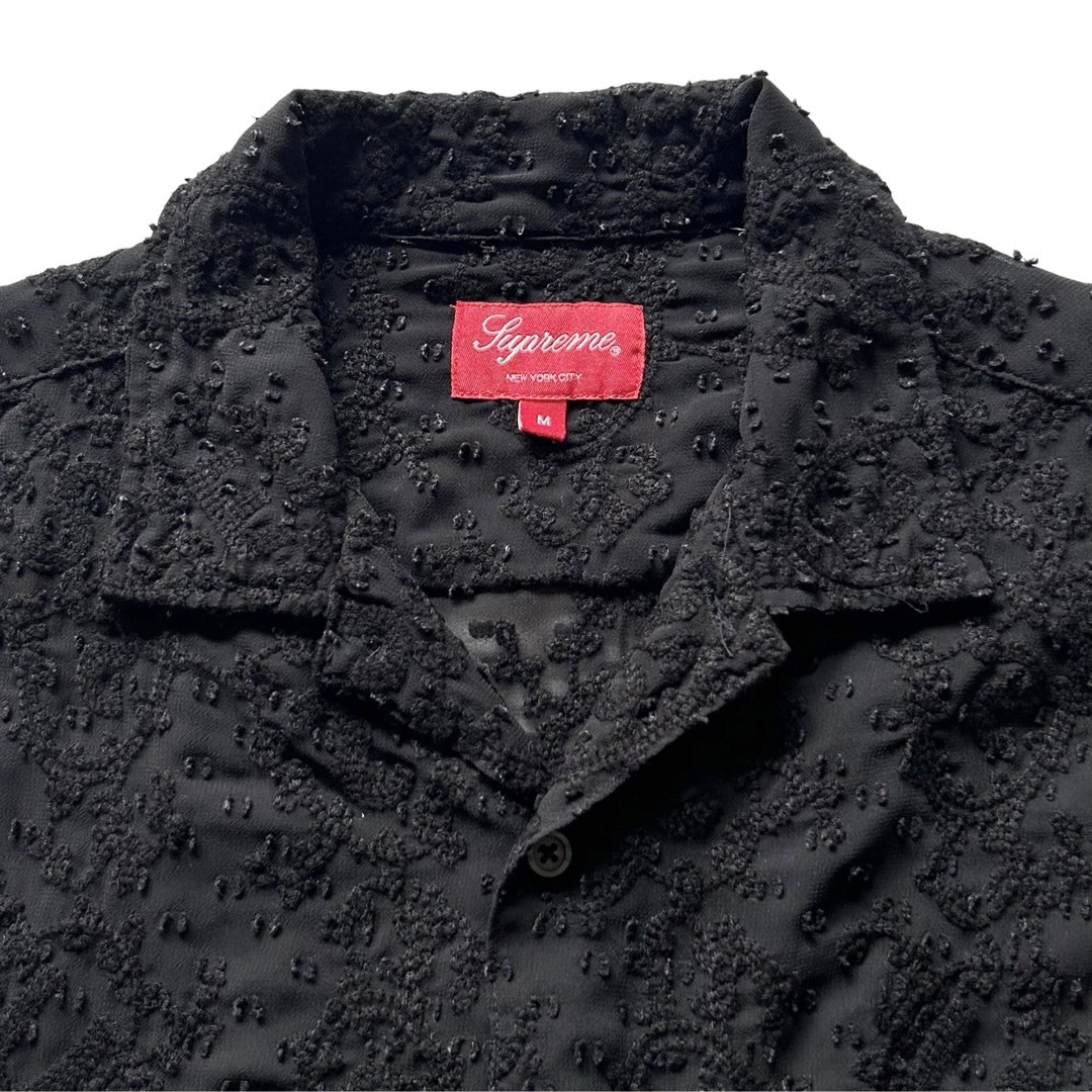 Supreme Chainstitch Chiffon S/S Shirt 黒