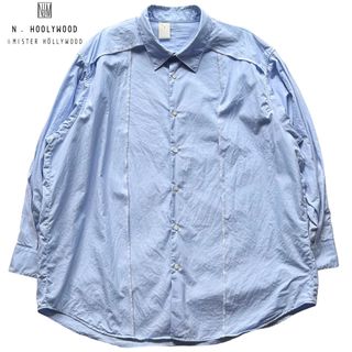 美品 N.HOOLYWOOD 20SS 長袖シャツ コットン ビッグシルエット