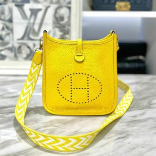 エルメス(Hermes)の美品☆　エルメス　エブリンTPM　アマゾン　トリヨンクレマンス　ライム　C刻印(ショルダーバッグ)