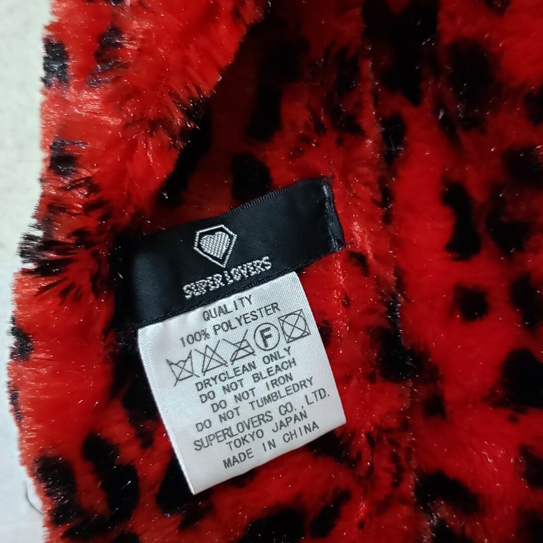 スーパーラヴァーズ 豹柄 マフラー レディースのファッション小物(マフラー/ショール)の商品写真
