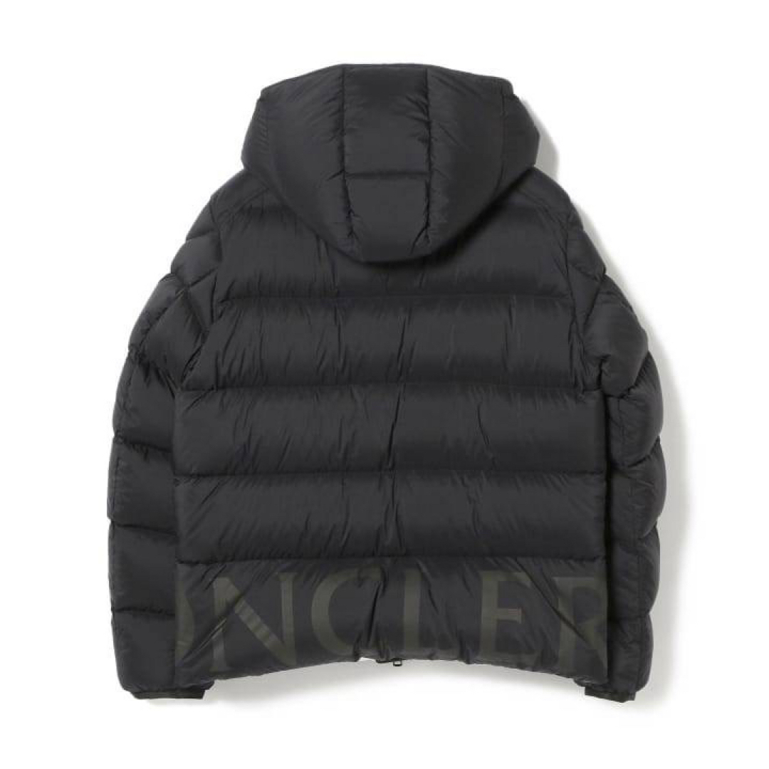 MONCLER(モンクレール)のMONCLER / WILMS ナイロン フーデッド ダウンジャケット ブラック メンズのジャケット/アウター(ダウンジャケット)の商品写真