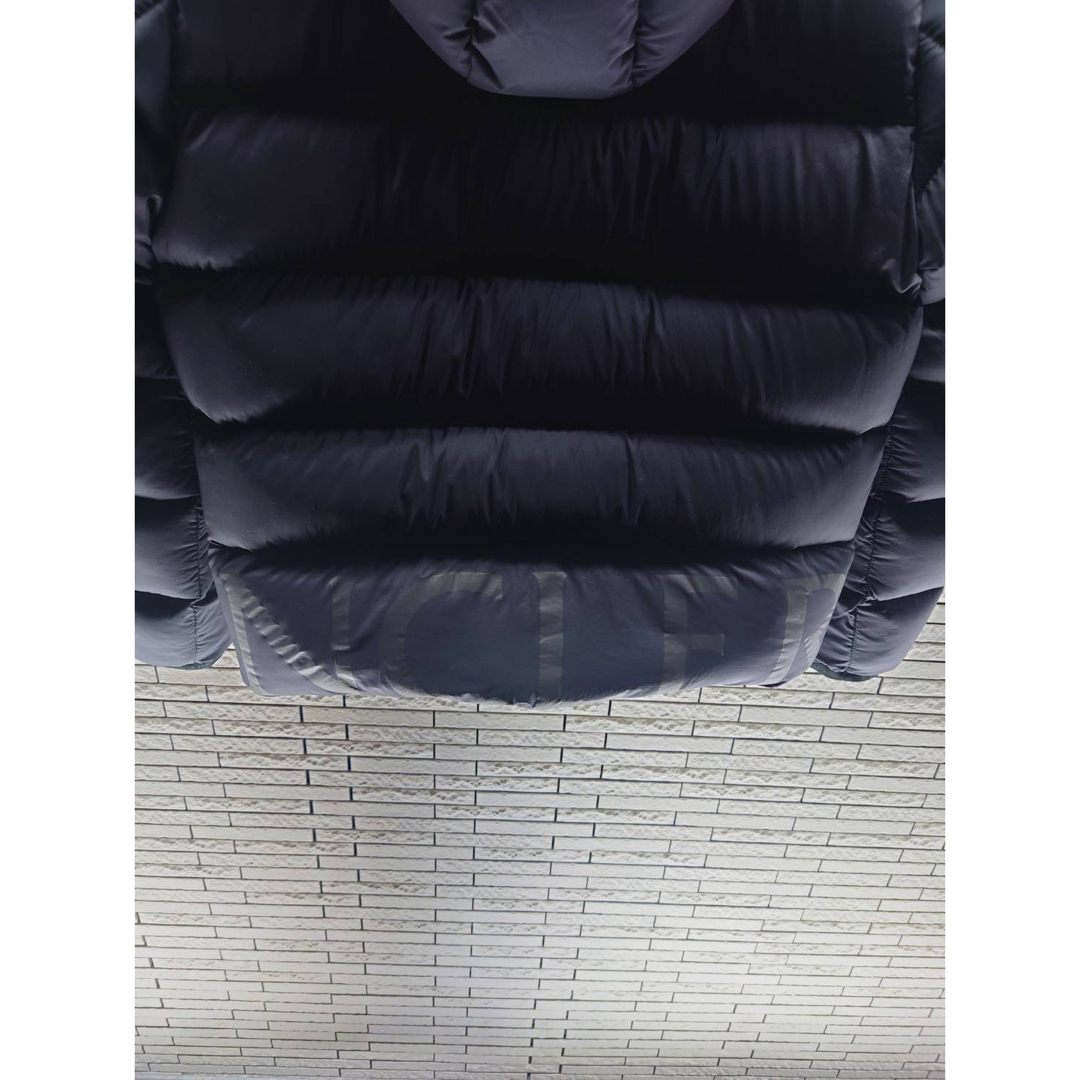 MONCLER(モンクレール)のMONCLER / WILMS ナイロン フーデッド ダウンジャケット ブラック メンズのジャケット/アウター(ダウンジャケット)の商品写真