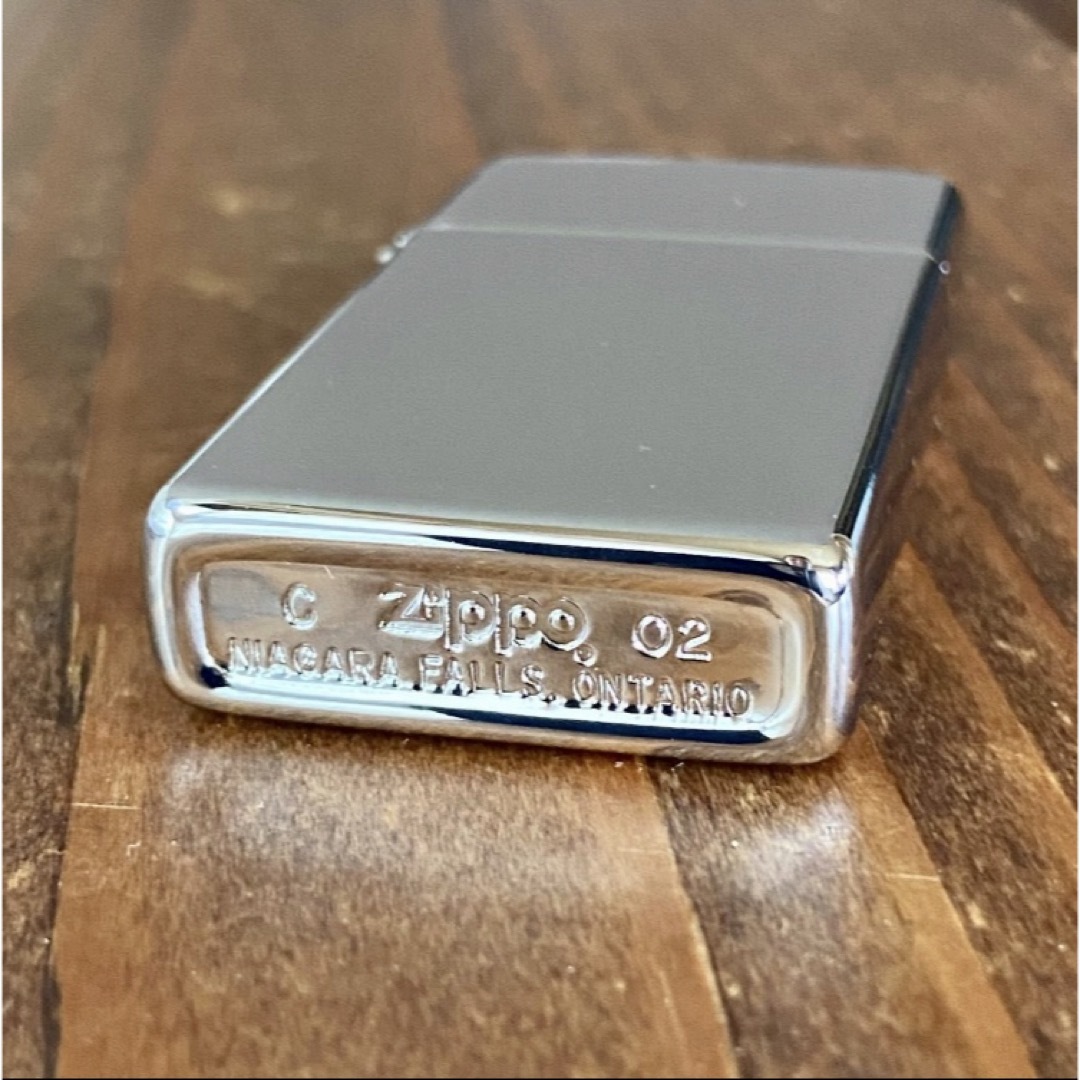 新品 Zippo CANADA ハイポリッシュ 無地 スリム カナダ ジッポープレーン